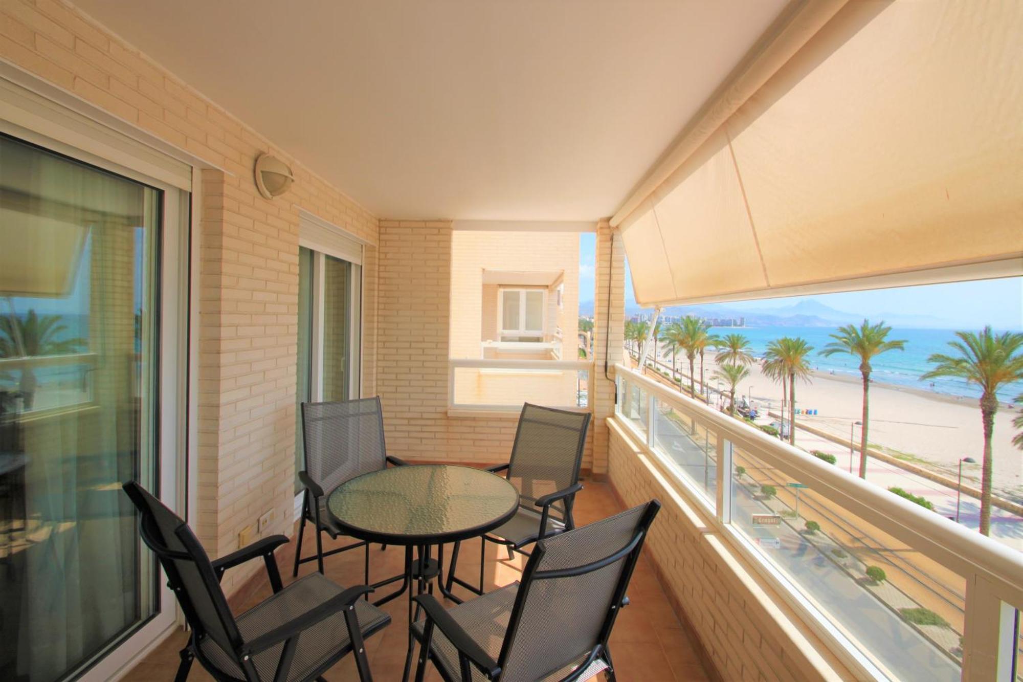 Ferienwohnung Apartamento Casaturis 1º Linea Urb Belvedere C101 El Campello Exterior foto